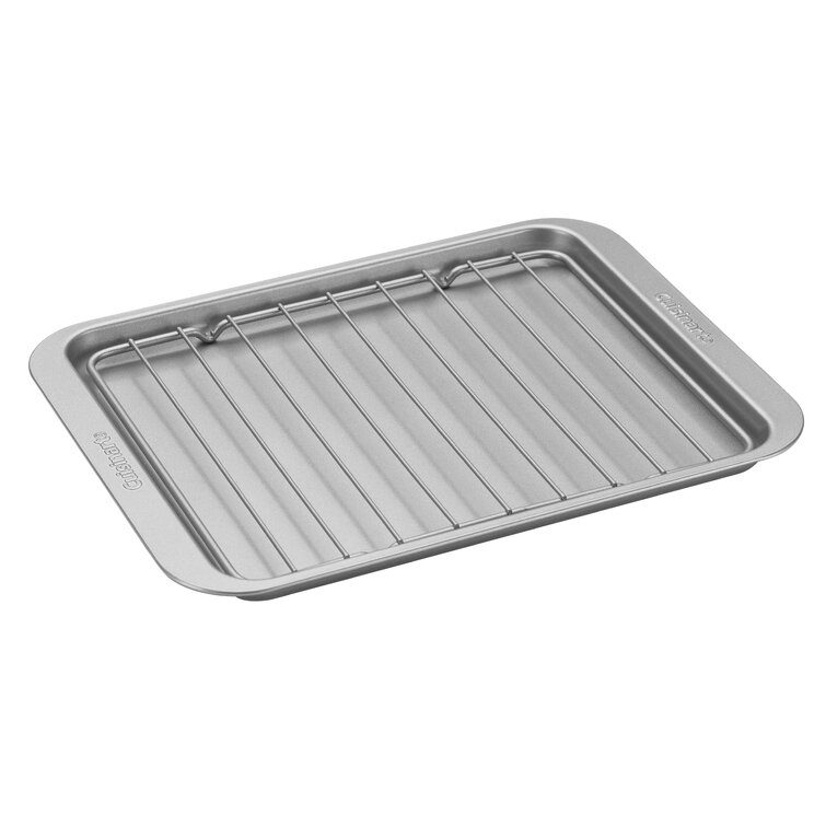 Stainless steel outlet toaster oven pan